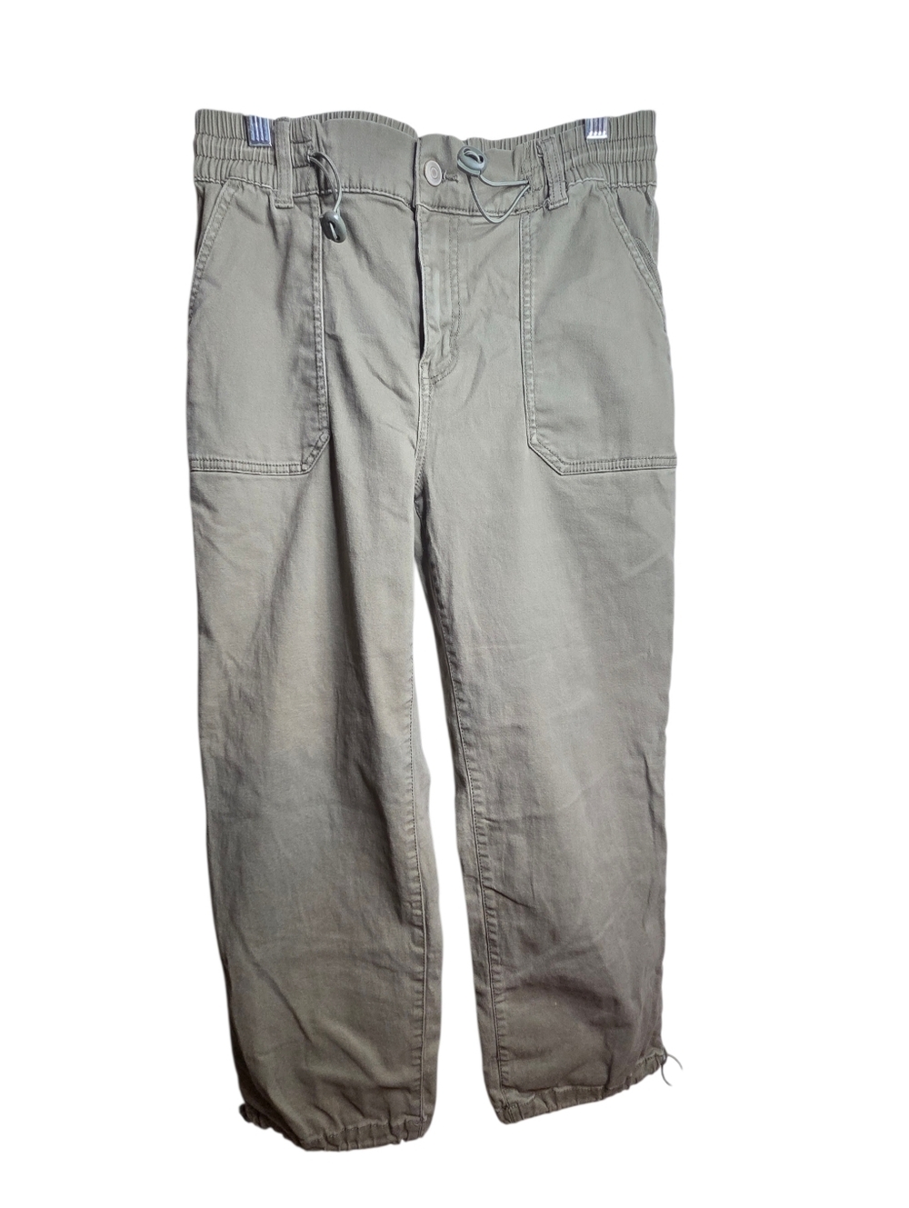 Celebrity Pink Y2K Style Cargo Pants Capri Cropped Baggy Loose Olive Green Large